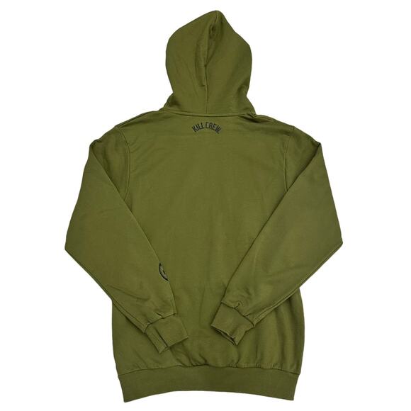 KILL CREW FIGHTER'S CLUB Hoodie Olive Green Medium NWOT - Picture 4 of 7